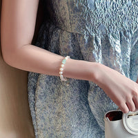 Abenteuerliche Süßwasserperlen Armband