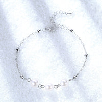 Freya™ | Platinum Perlenarmband