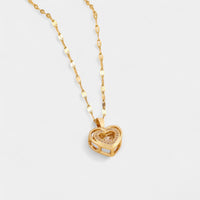 Doppelte Herz Kette – Liebe & Eleganz