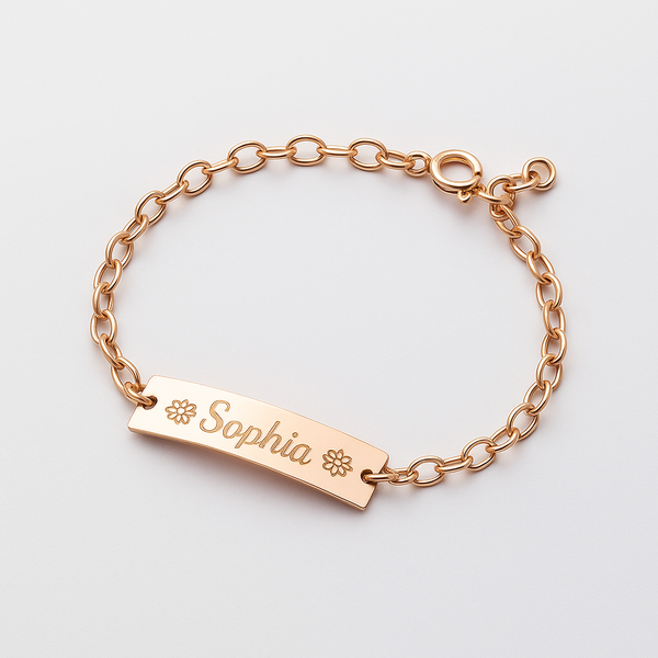 Noah™ | Kinderarmband mit Gravur