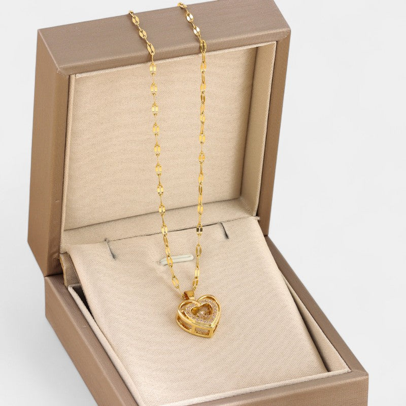 Doppelte Herz Kette – Liebe & Eleganz