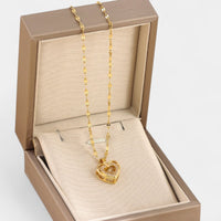 Doppelte Herz Kette – Liebe & Eleganz