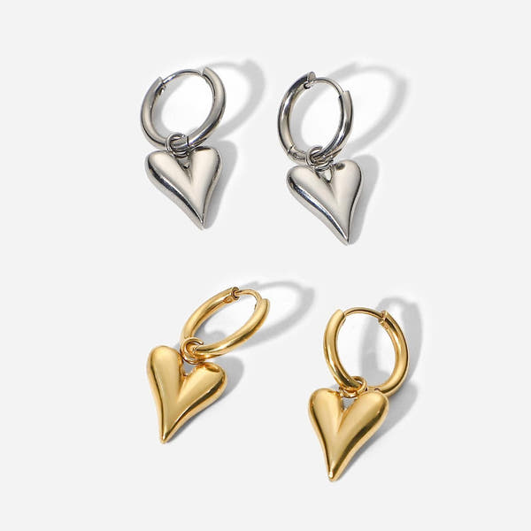 Herz Ohrringe – Ein Hauch von Liebe in Gold & Silber
